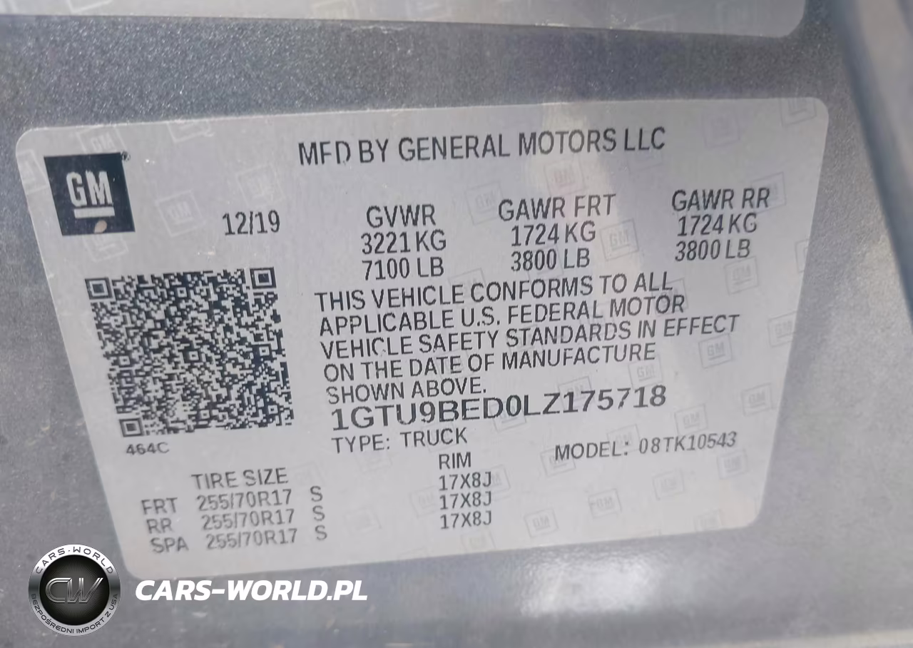 2020 GMC Sierra 1500 4Wd Short Box Sle VIN:1GTU9BED0LZ175718 - 9