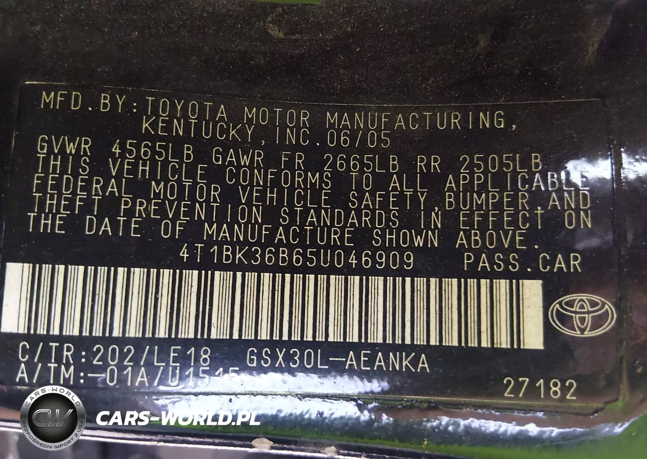 2005 Toyota Avalon Touring VIN:4T1BK36B65U046909 - 9