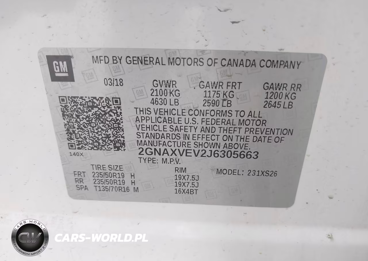 2018 Chevrolet Equinox Premier VIN:2GNAXVEV2J6305663 - 9