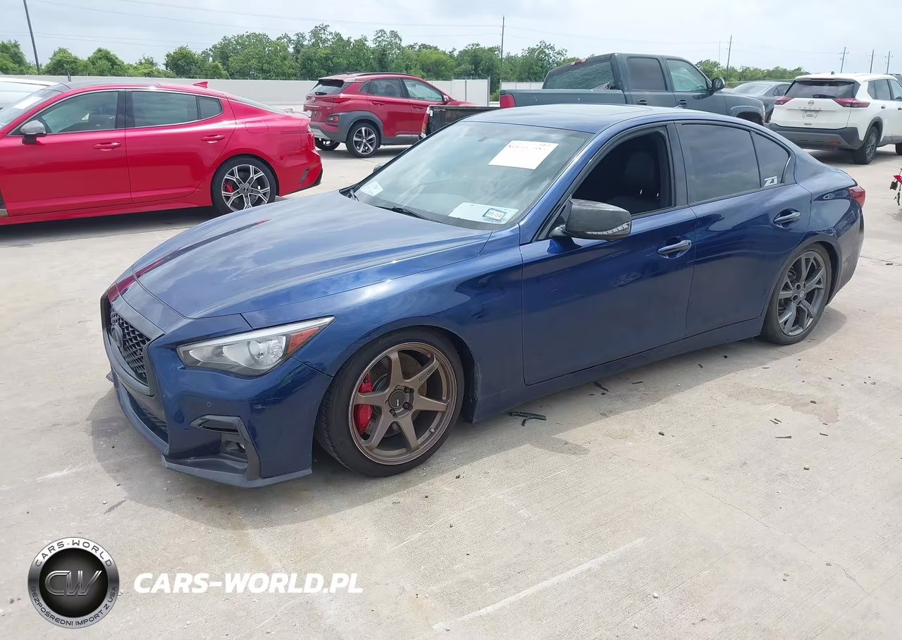 2020 Infiniti Q50 Red Sport 400 VIN:JN1FV7AP7LM630677 - 2