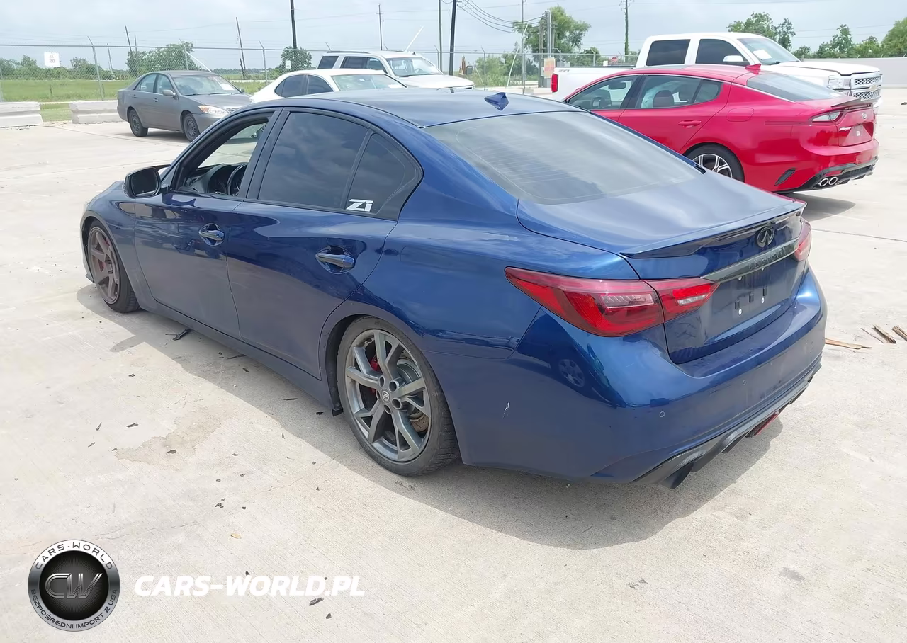 2020 Infiniti Q50 Red Sport 400 VIN:JN1FV7AP7LM630677 - 3