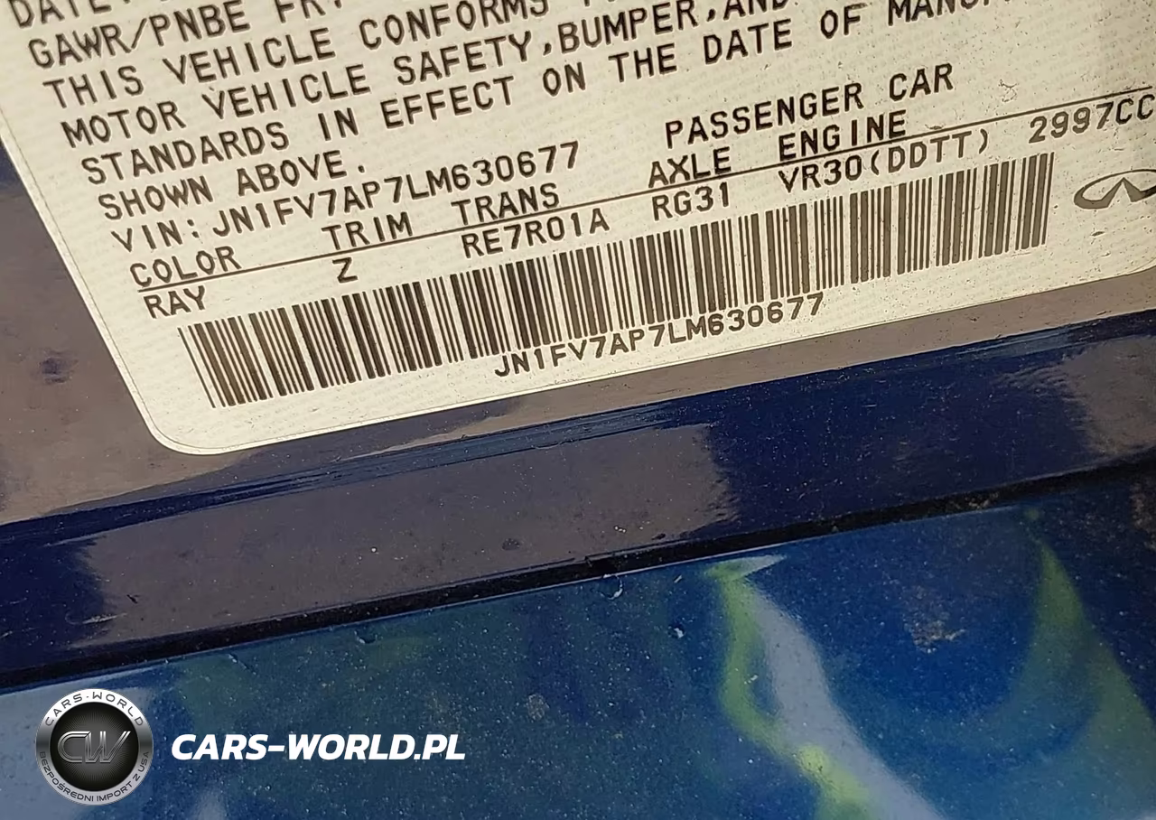 2020 Infiniti Q50 Red Sport 400 VIN:JN1FV7AP7LM630677 - 9