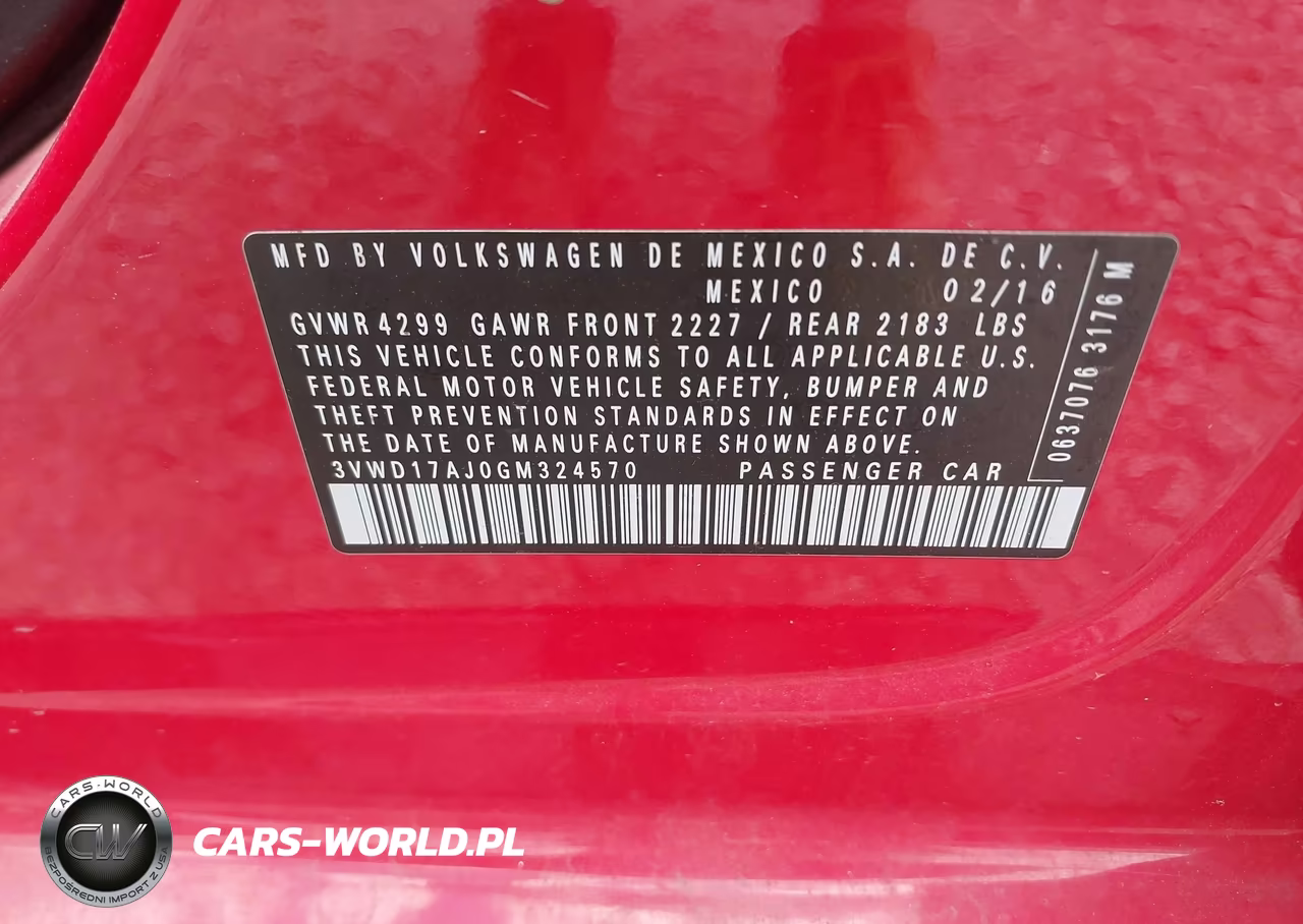2016 Volkswagen Jetta 1.8T Sport VIN:3VWD17AJ0GM324570 - 9