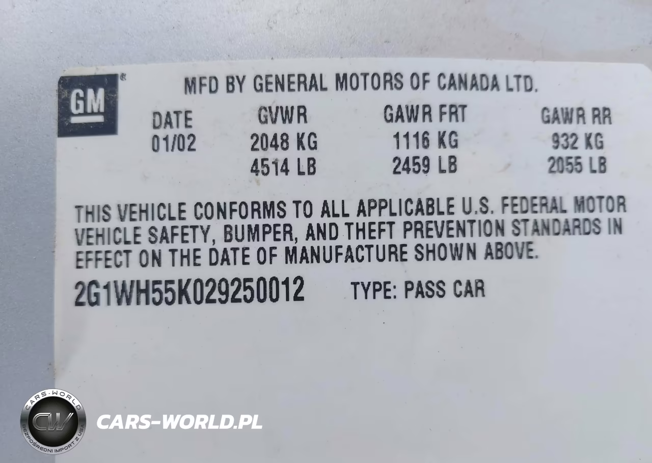 2002 Chevrolet Impala Ls VIN:2G1WH55K029250012 - 9
