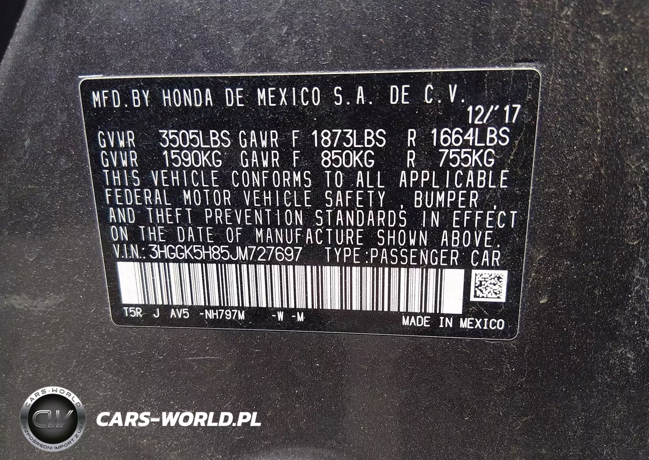 2018 Honda Fit Ex-Exl VIN:3HGGK5H85JM727697 - 9