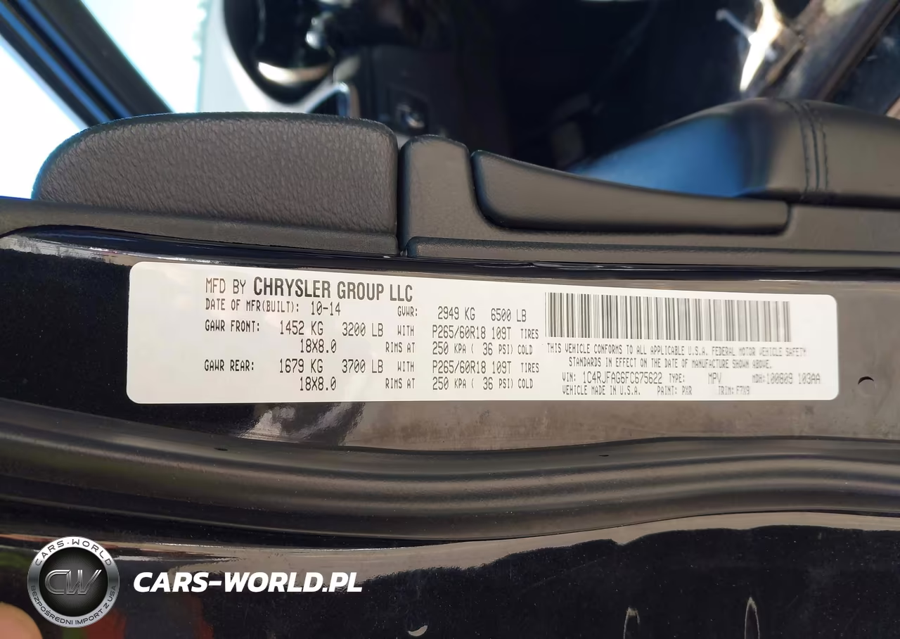 2015 Jeep Grand Cherokee Laredo VIN:1C4RJFAG6FC675622 - 9