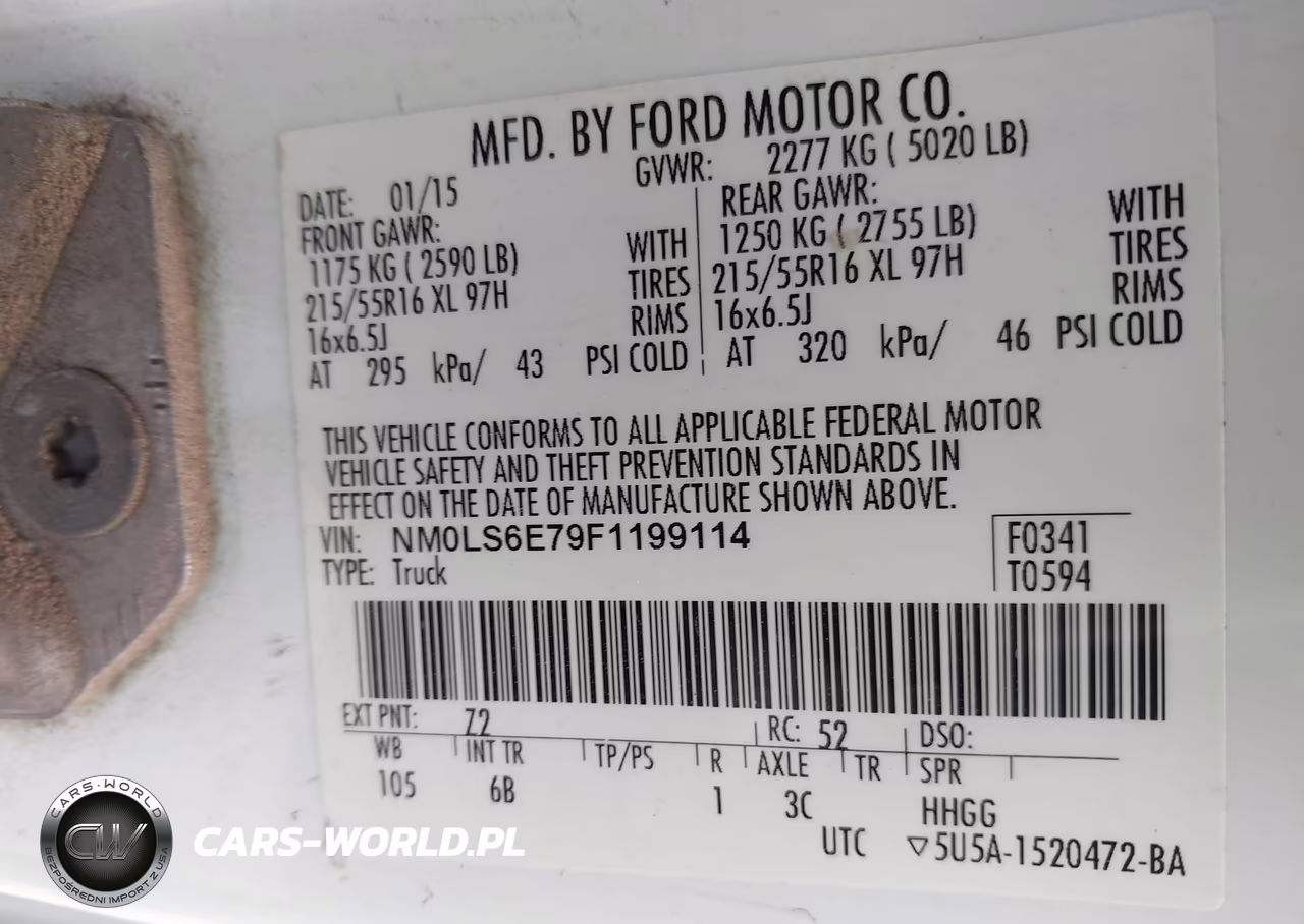 2015 Ford Transit Connect Xl VIN:NM0LS6E79F1199114 - 9