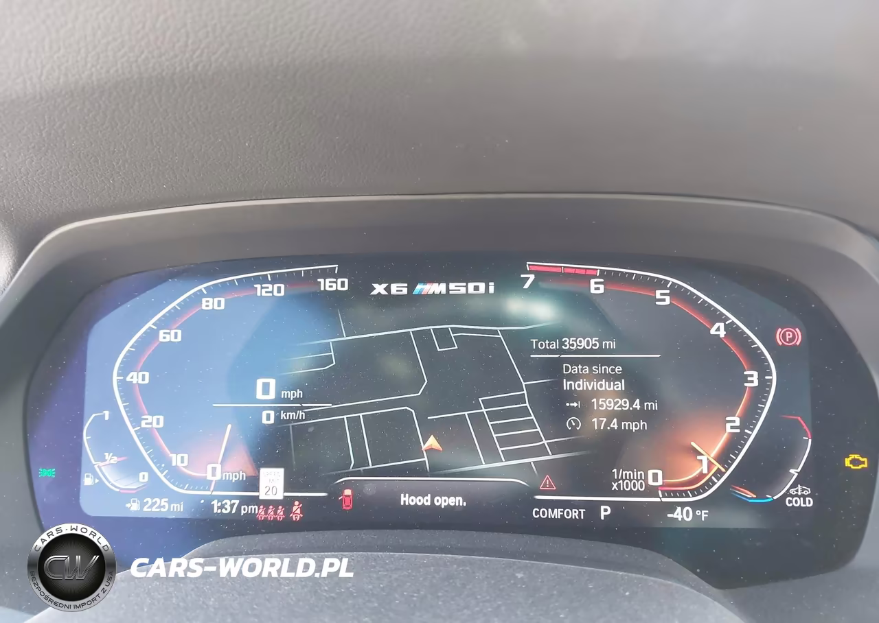 2021 BMW X6 M50I VIN:5UXCY8C02M9D74144 - 7