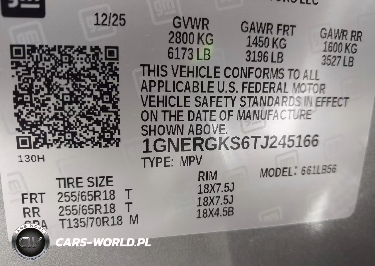2026 Chevrolet Traverse Fwd Lt VIN:1GNERGKS6TJ245166 - 9