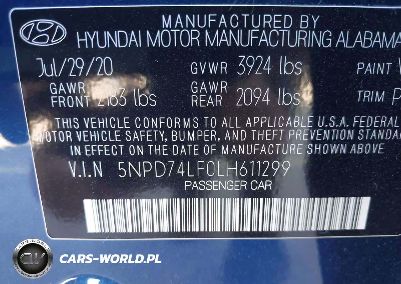 2020 Hyundai Elantra Se VIN:5NPD74LF0LH611299 - 9