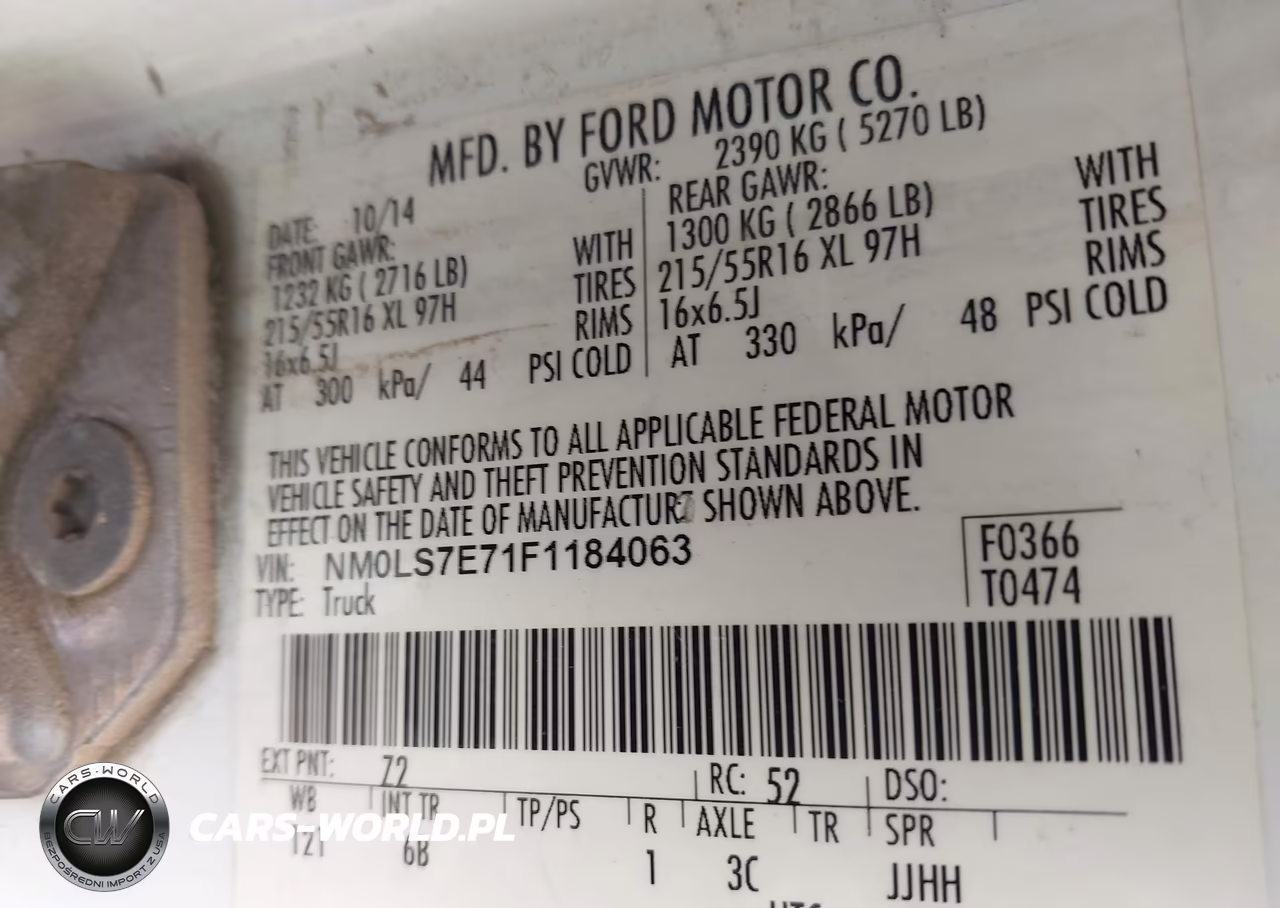 2015 Ford Transit Connect Xl VIN:NM0LS7E71F1184063 - 9