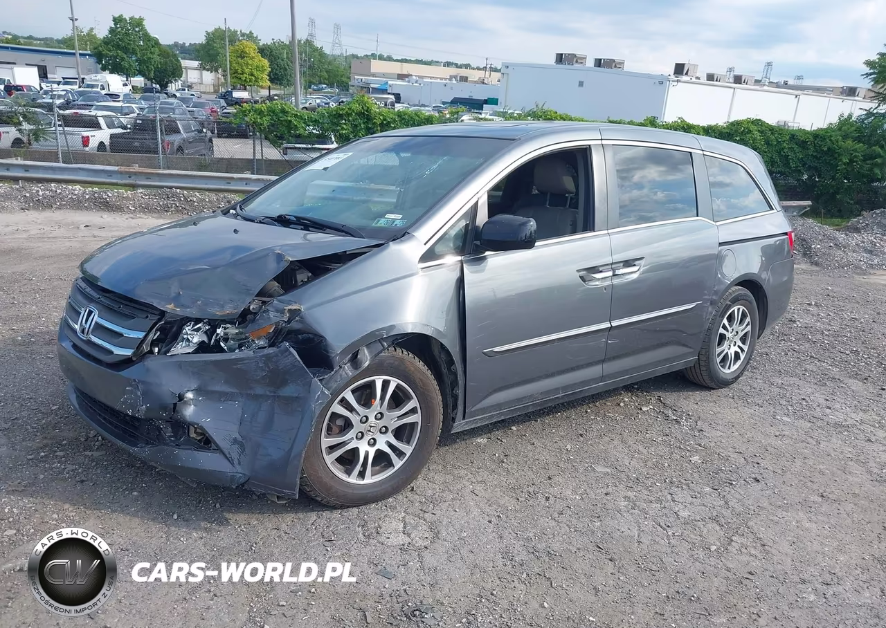 2011 Honda Odyssey Ex-L VIN:5FNRL5H61BB076481 - 2