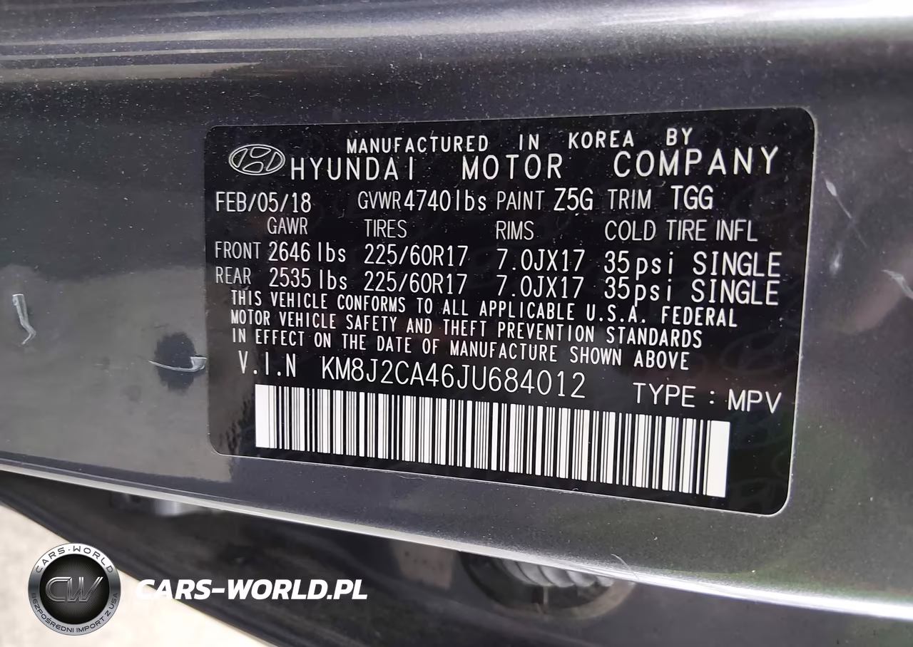 2018 Hyundai Tucson Se VIN:KM8J2CA46JU684012 - 9