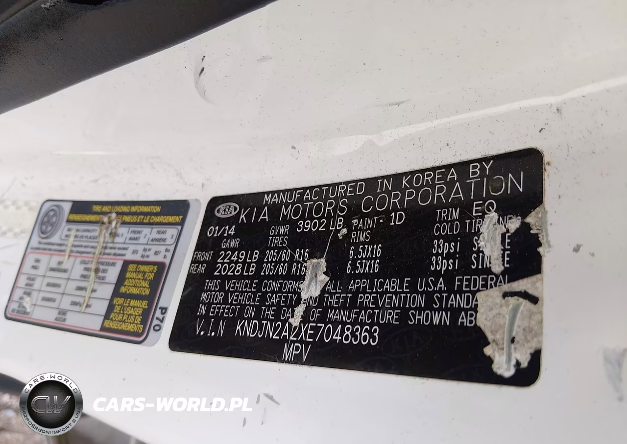 2014 Kia Soul VIN:KNDJN2A2XE7048363 - 9