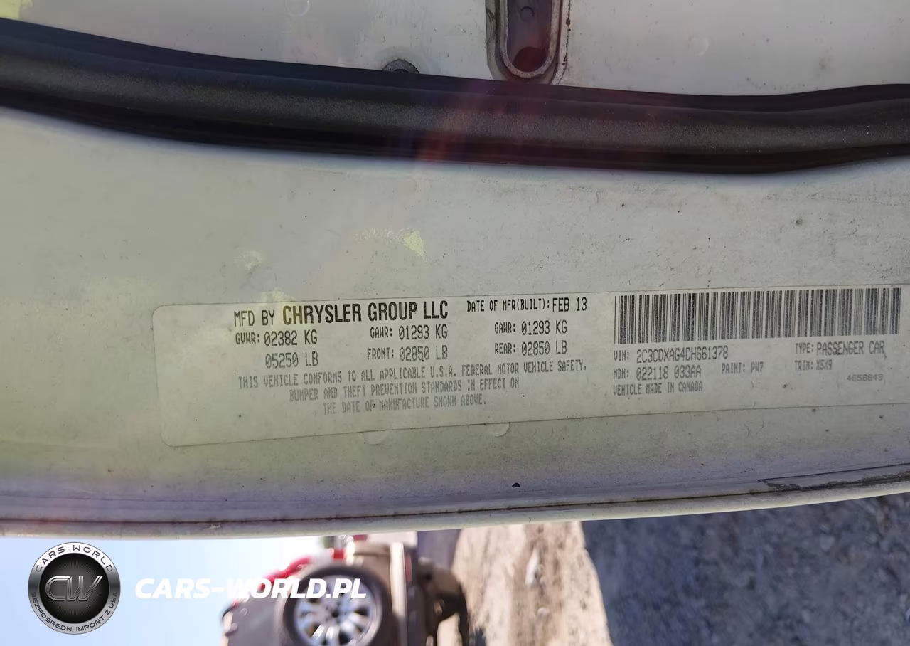 2013 Dodge Charger Police VIN:2C3CDXAG4DH661378 - 9