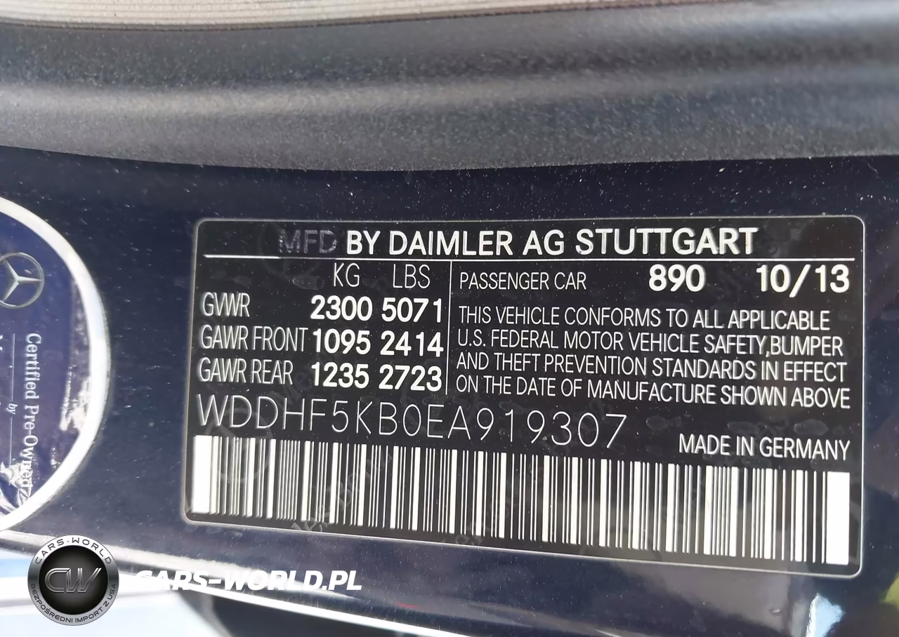 2014 Mercedes-Benz E 350 VIN:WDDHF5KB0EA919307 - 9