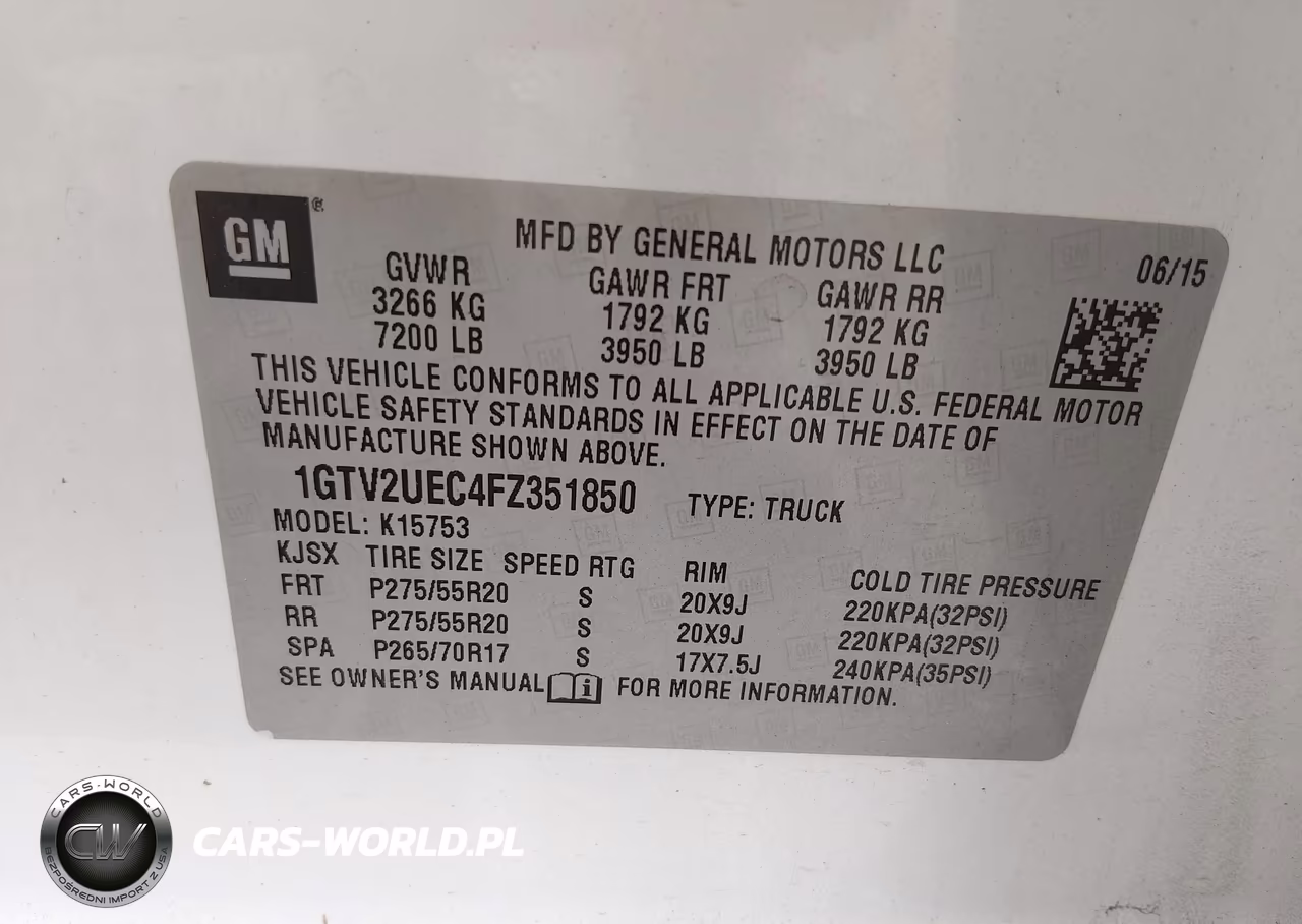 2015 GMC Sierra 1500 Sle VIN:1GTV2UEC4FZ351850 - 9