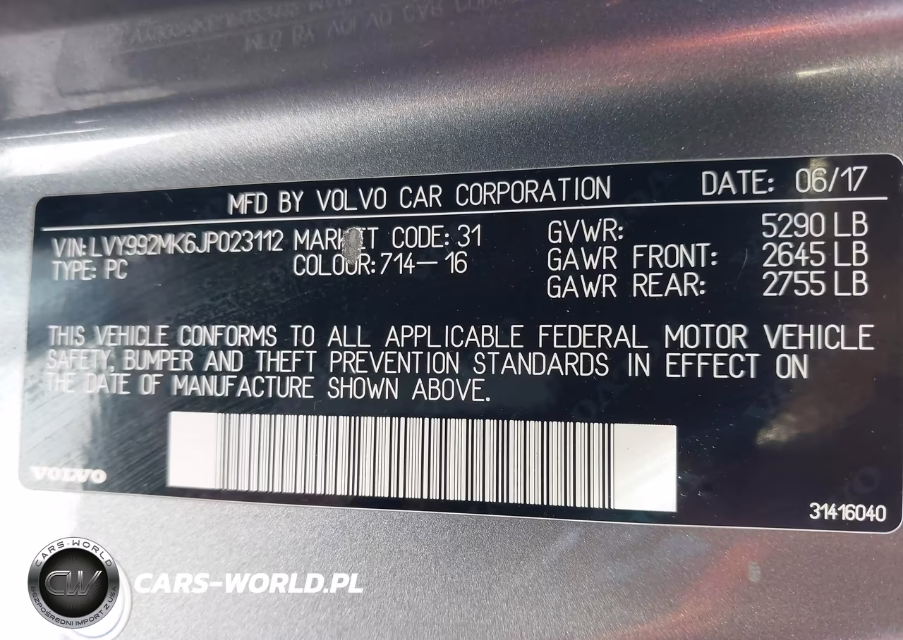 2018 Volvo S90 T6 Momentum VIN:LVY992MK6JP023112 - 9