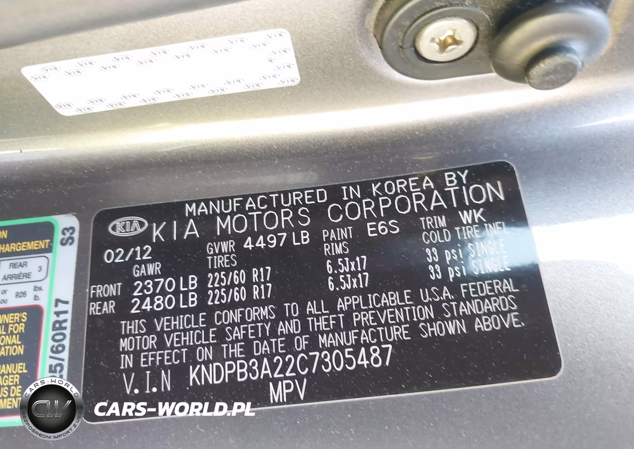 2012 Kia Sportage Lx VIN:KNDPB3A22C7305487 - 9