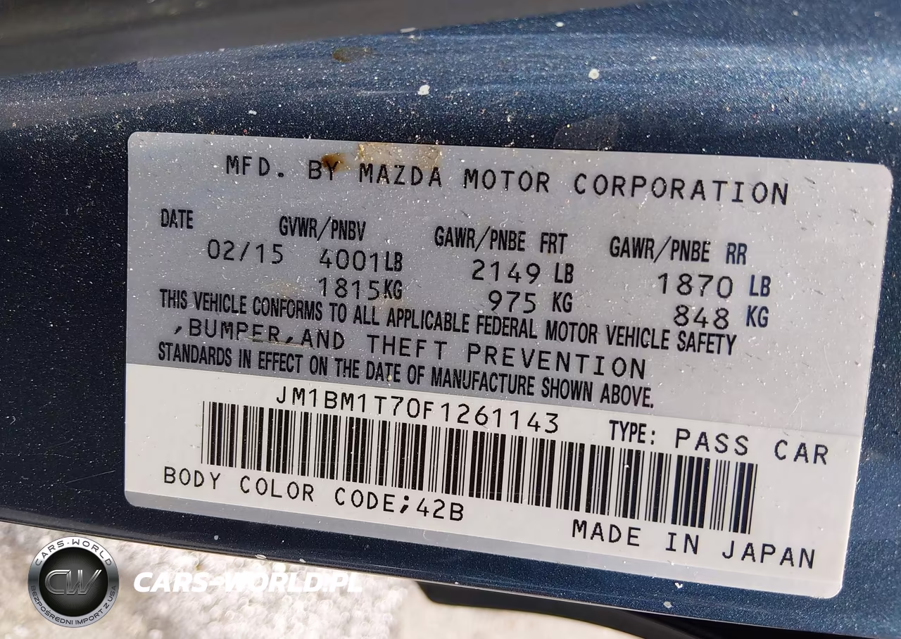 2015 Mazda Mazda3 I Sv VIN:JM1BM1T70F1261143 - 9