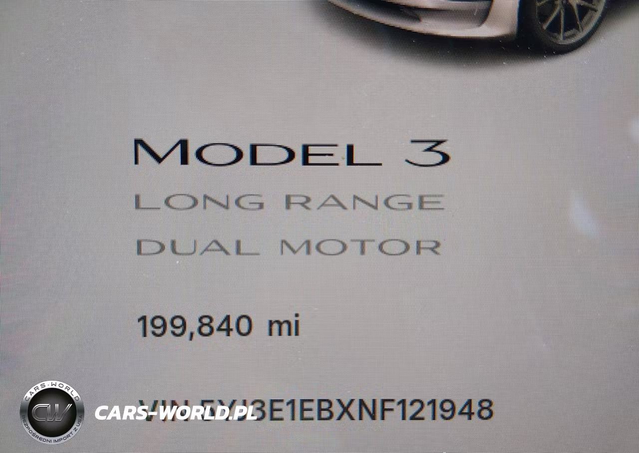 2022 Tesla Model 3 Long Range Dual Motor All-Wheel Drive VIN:5YJ3E1EBXNF121948 - 15