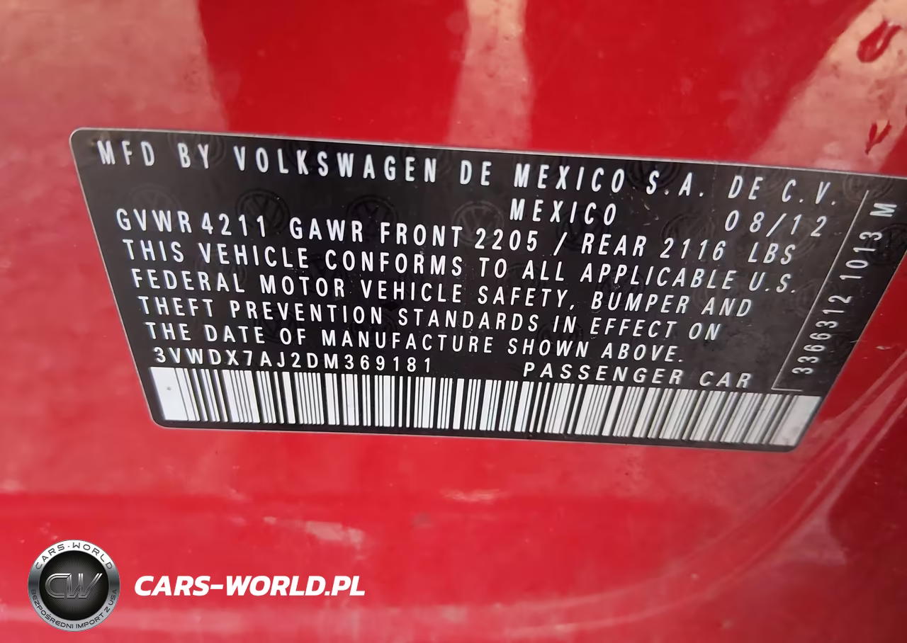 2013 Volkswagen Jetta 2.5L Se VIN:3VWDX7AJ2DM369181 - 9
