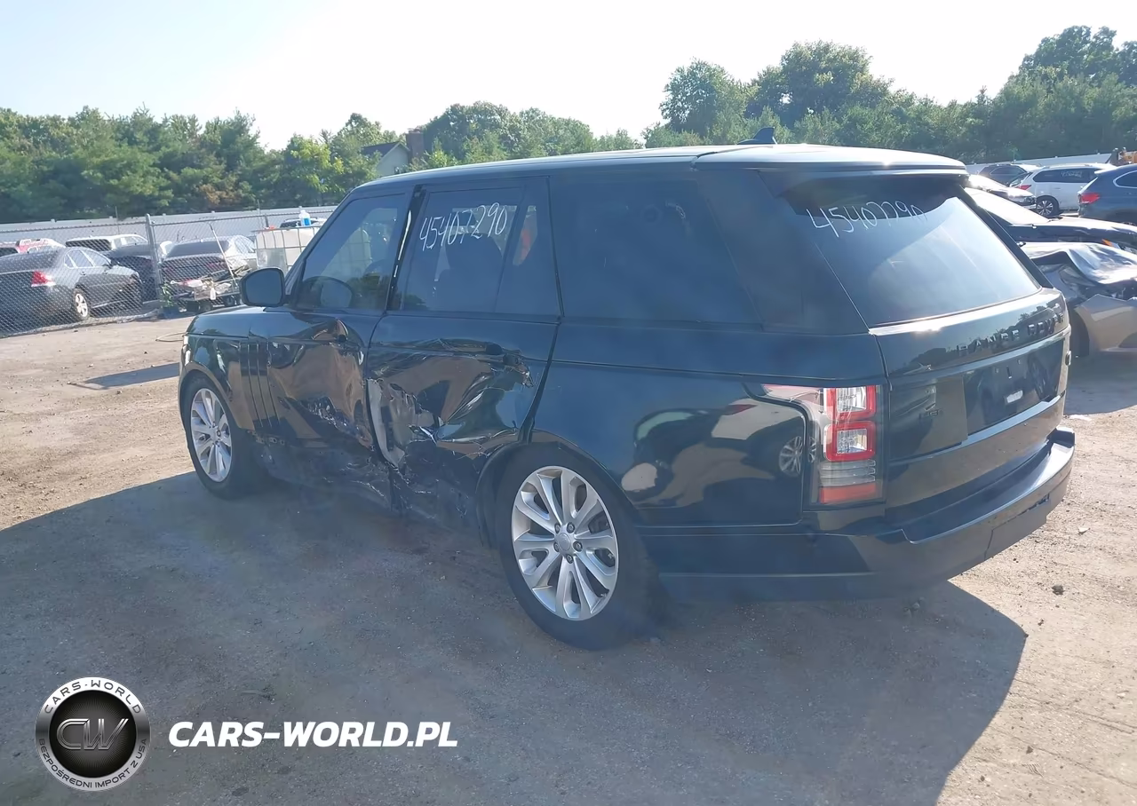 2016 Land Rover Range Rover 3.0L V6 Supercharged Hse VIN:SALGS2PF1GA295878 - 3