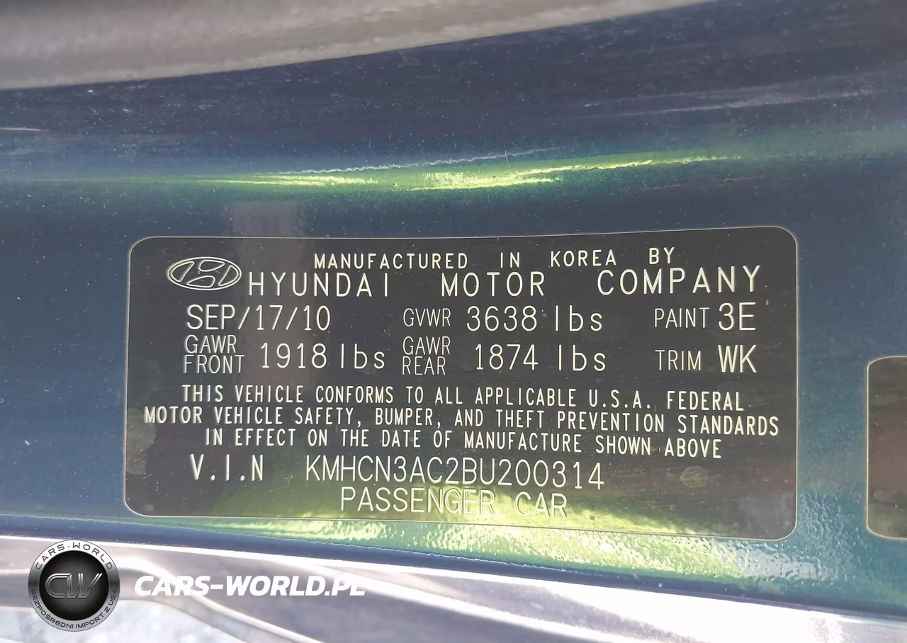 2011 Hyundai Accent Se VIN:KMHCN3AC2BU200314 - 9