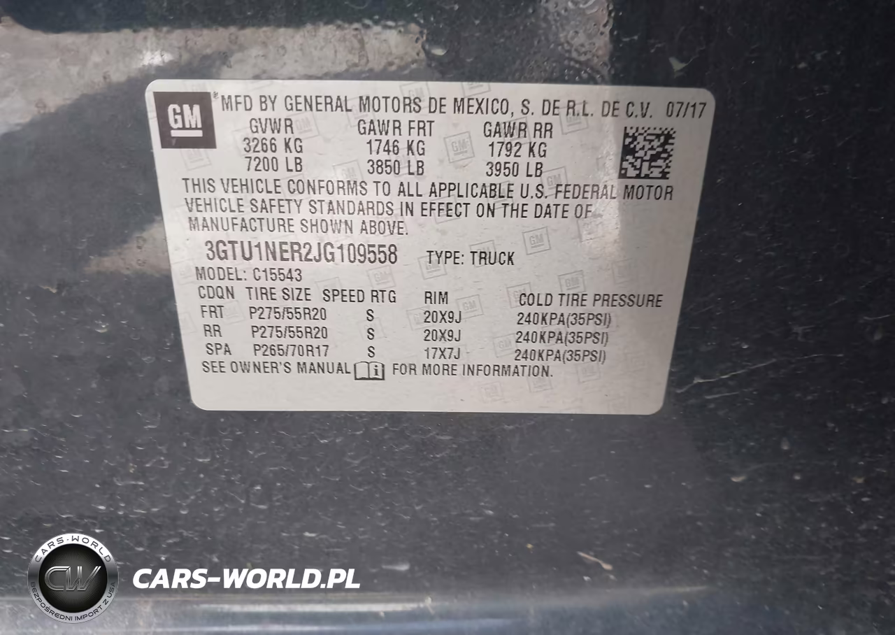 2018 GMC Sierra 1500 Slt VIN:3GTU1NER2JG109558 - 9