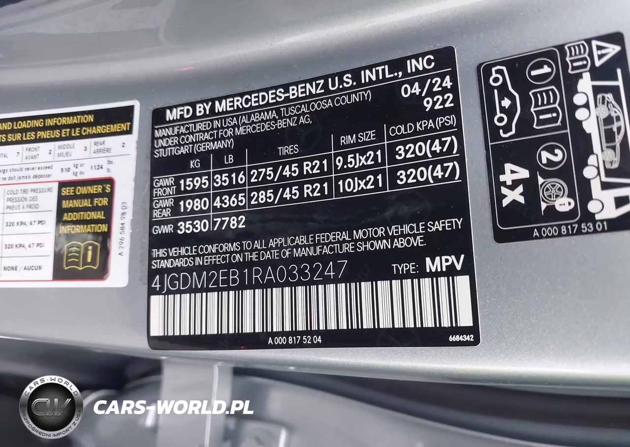 2024 Mercedes-Benz Eqs 450 Suv 4Matic VIN:4JGDM2EB1RA033247 - 9