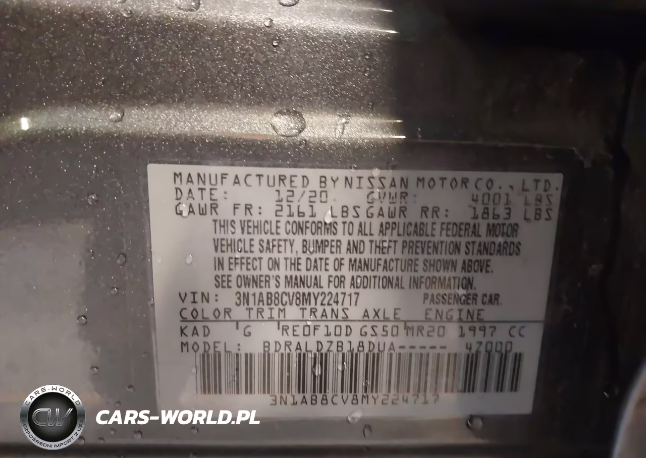 2021 Nissan Sentra Sv Xtronic Cvt VIN:3N1AB8CV8MY224717 - 9