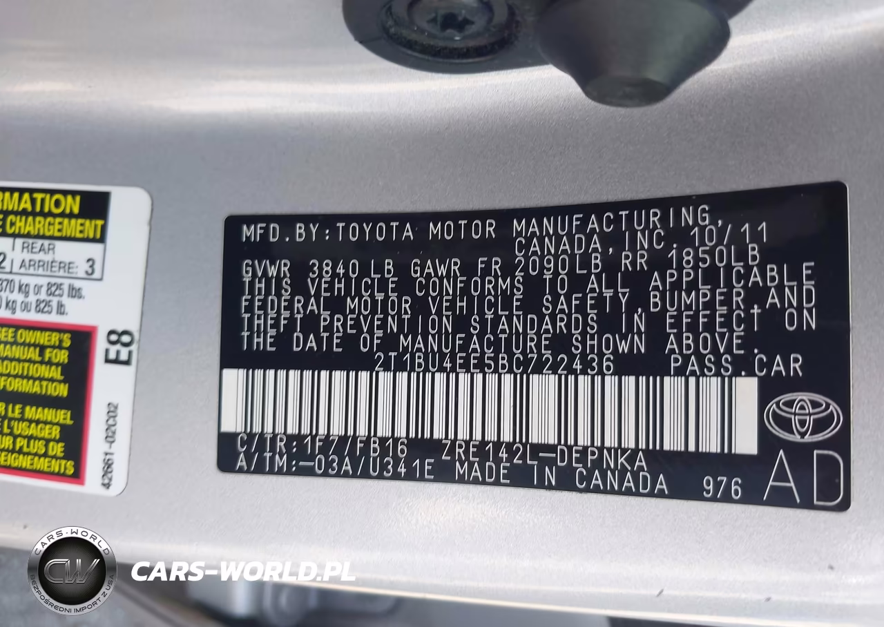 2011 Toyota Corolla Le VIN:2T1BU4EE5BC722436 - 9