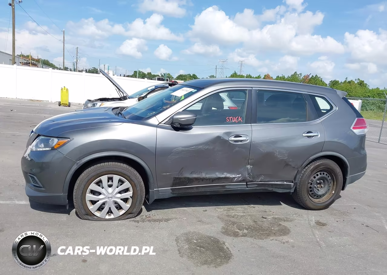 2015 Nissan Rogue S VIN:KNMAT2MT8FP505778 - 14