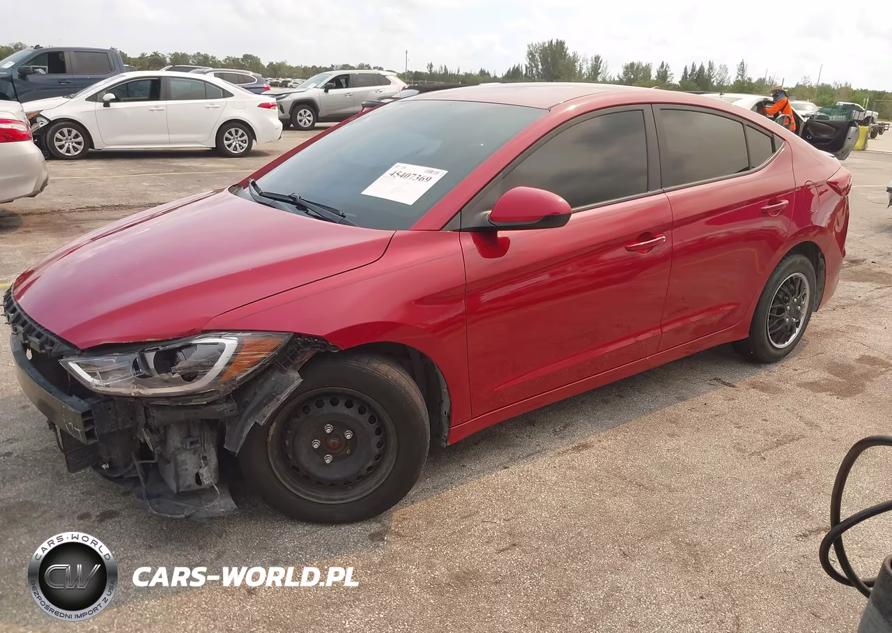 2017 Hyundai Elantra Se VIN:KMHD74LF1HU103593 - 2