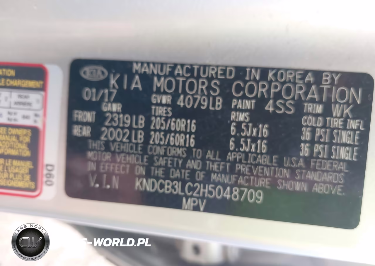 2017 Kia Niro Fe VIN:KNDCB3LC2H5048709 - 9