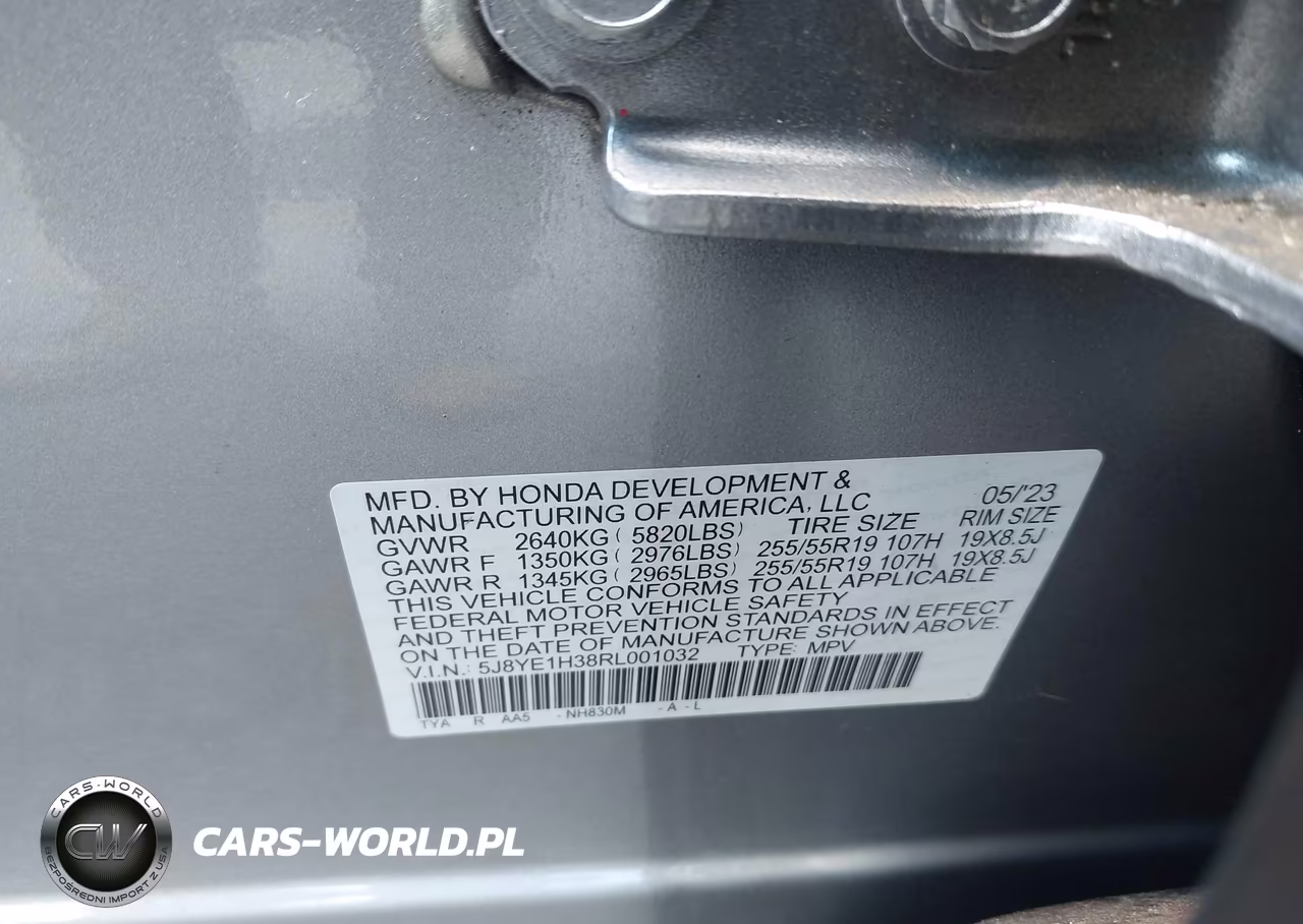 2024 Acura Mdx Standard VIN:5J8YE1H38RL001032 - 9