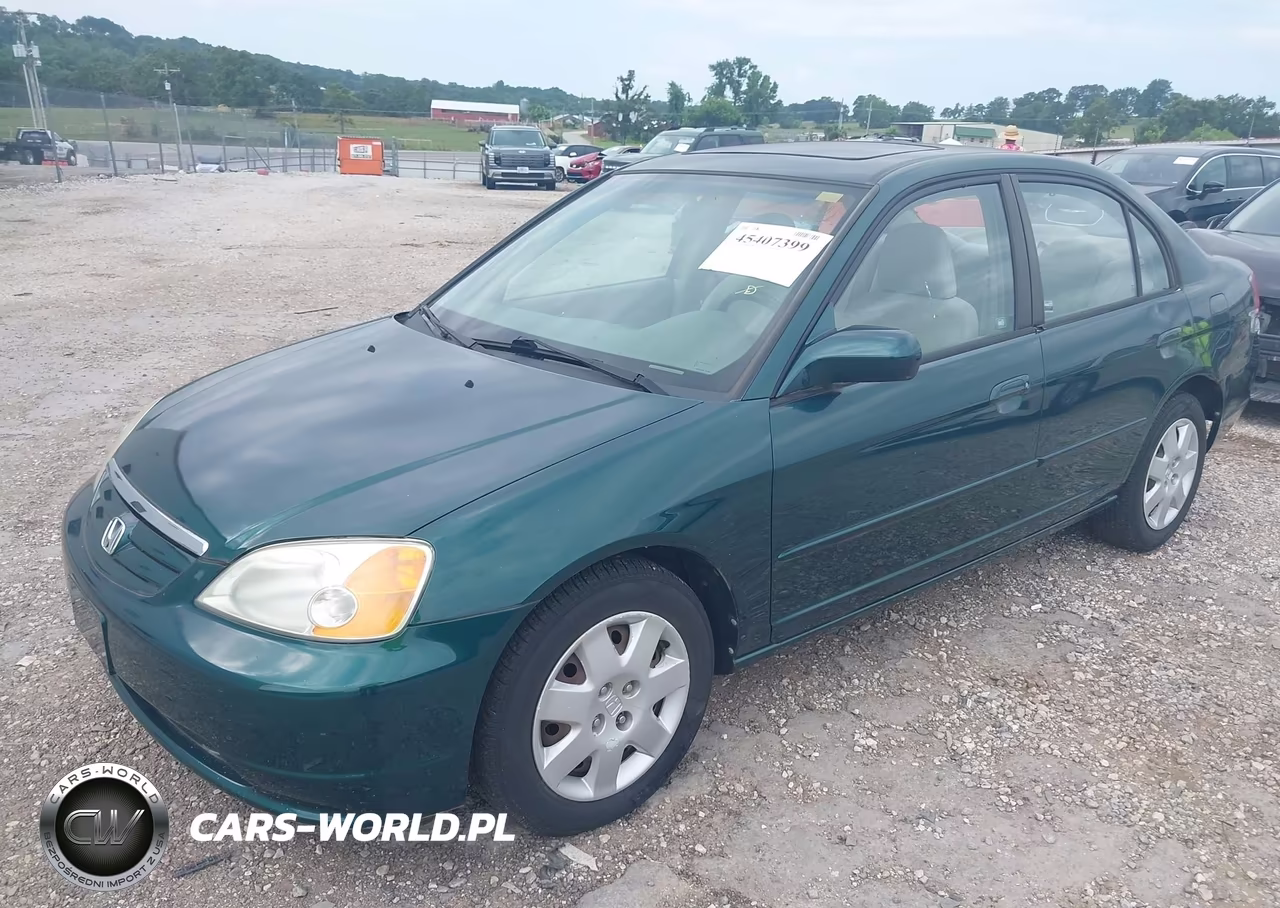 2002 Honda Civic Ex VIN:1HGES26762L057466 - 2