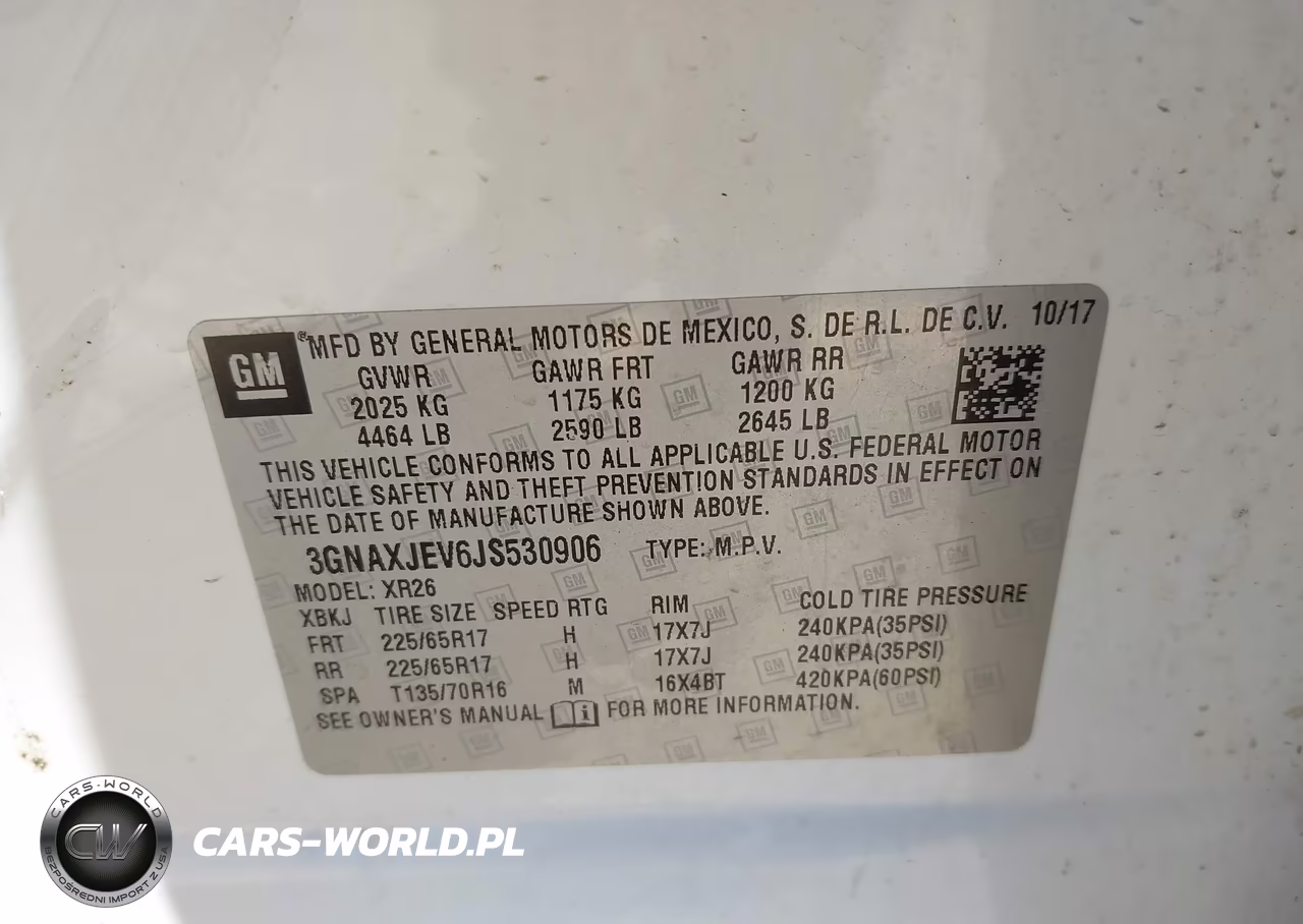 2018 Chevrolet Equinox Lt VIN:3GNAXJEV6JS530906 - 9