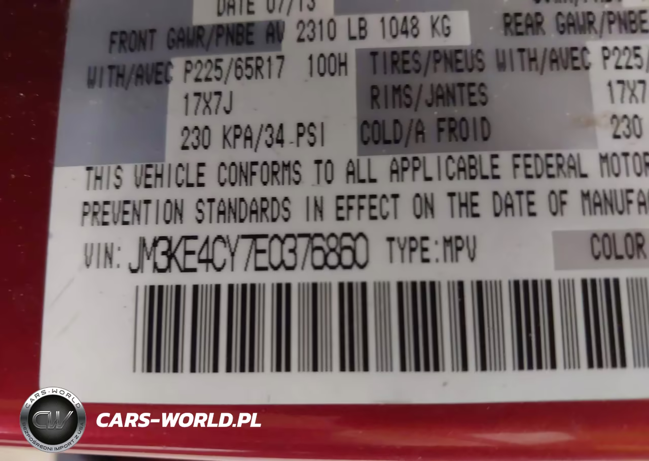 2014 Mazda Cx-5 Touring VIN:JM3KE4CY7E0376860 - 9