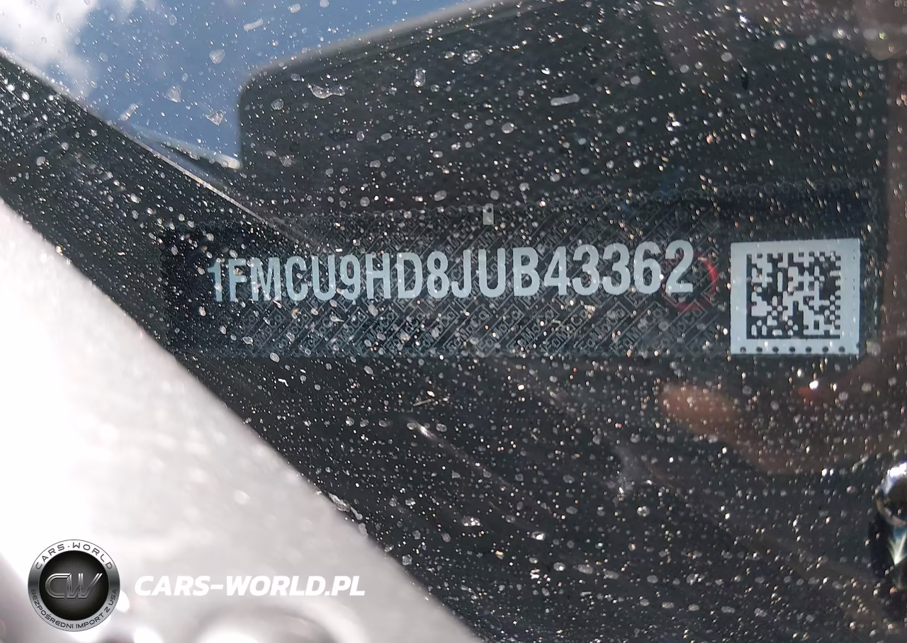 2018 Ford Escape Sel VIN:1FMCU9HD8JUB43362 - 9