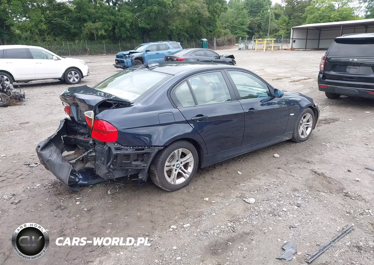 2008 BMW 328I VIN:WBAVA37588NL57024 - 4