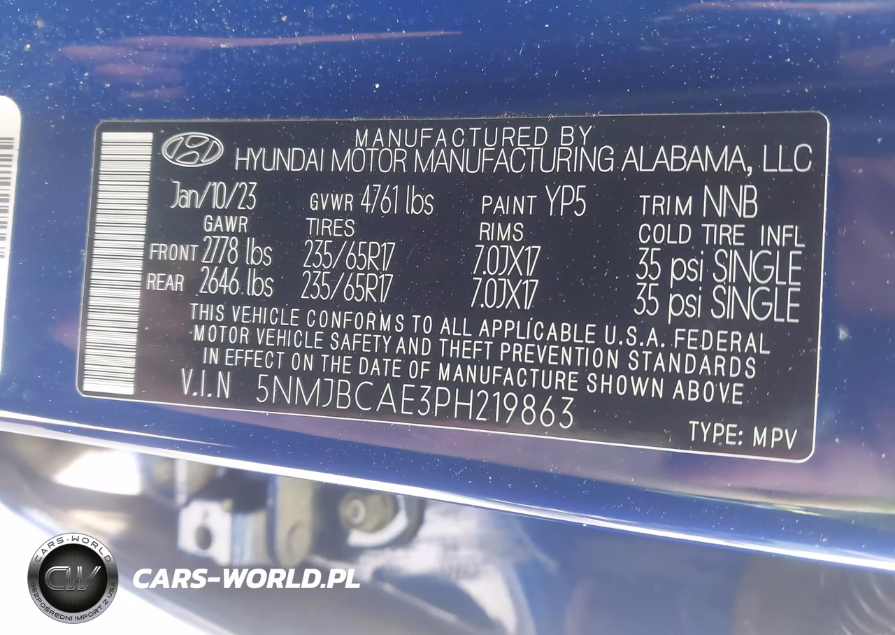 2023 Hyundai Tucson Sel VIN:5NMJBCAE3PH219863 - 9