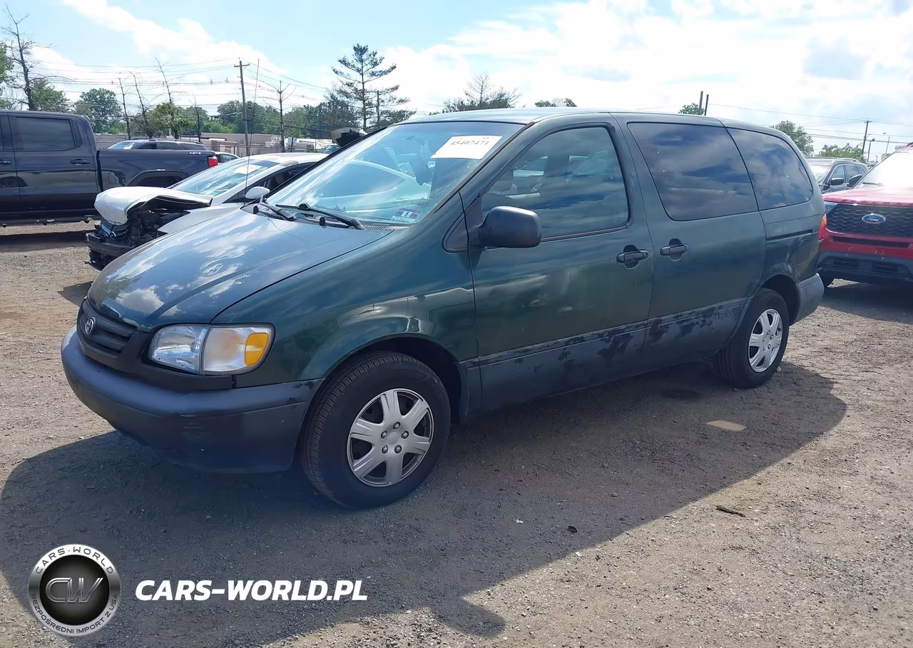 2000 Toyota Sienna Ce VIN:4T3ZF19C5YU174355 - 2