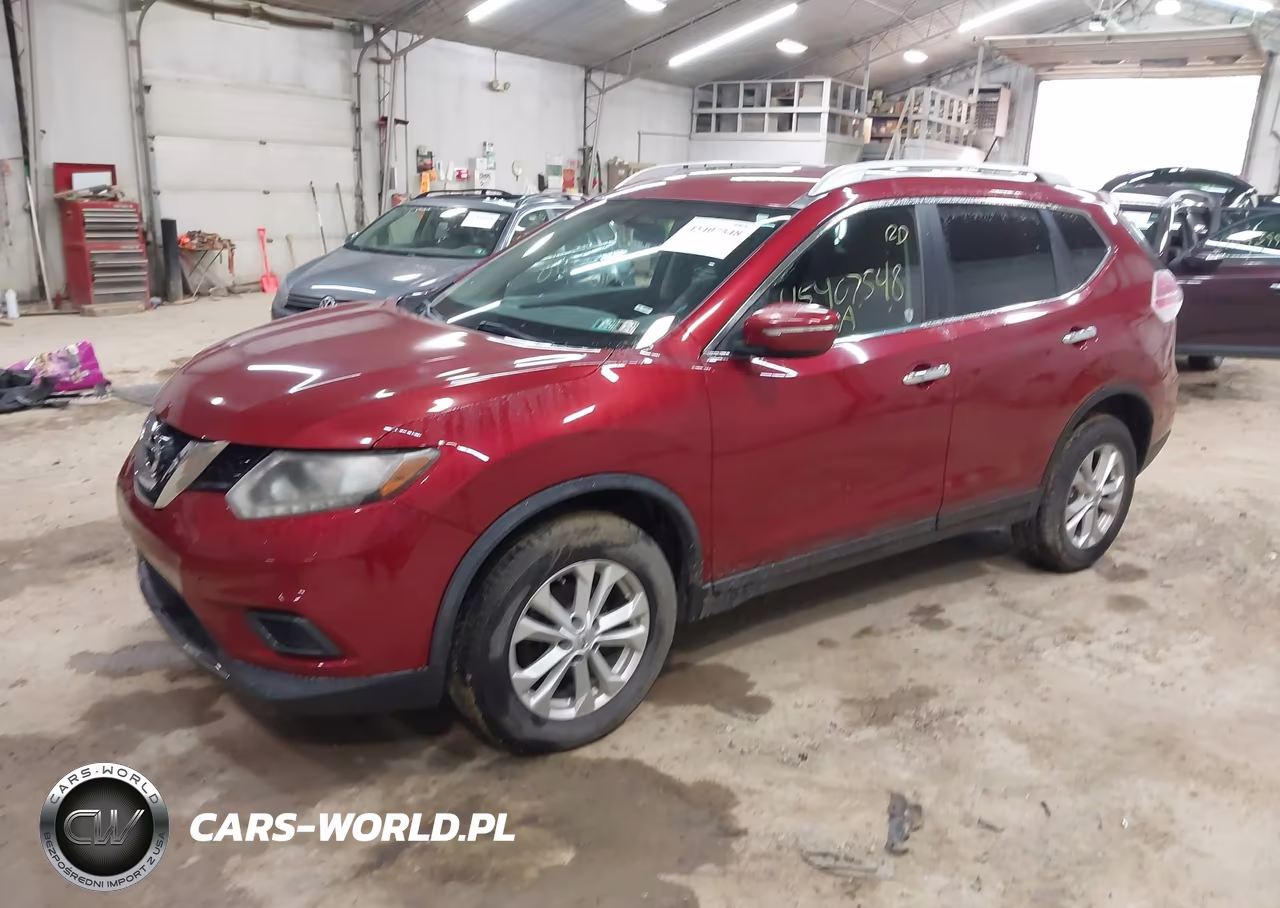 2015 Nissan Rogue Sv VIN:KNMAT2MV2FP536137 - 2
