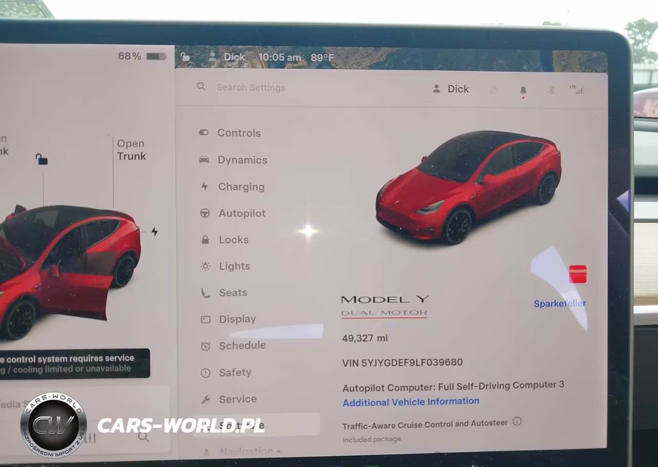2020 Tesla Model Y VIN:5YJYGDEF9LF039680 - 7