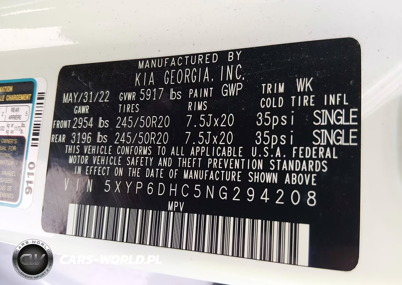 2022 Kia Telluride S VIN:5XYP6DHC5NG294208 - 9