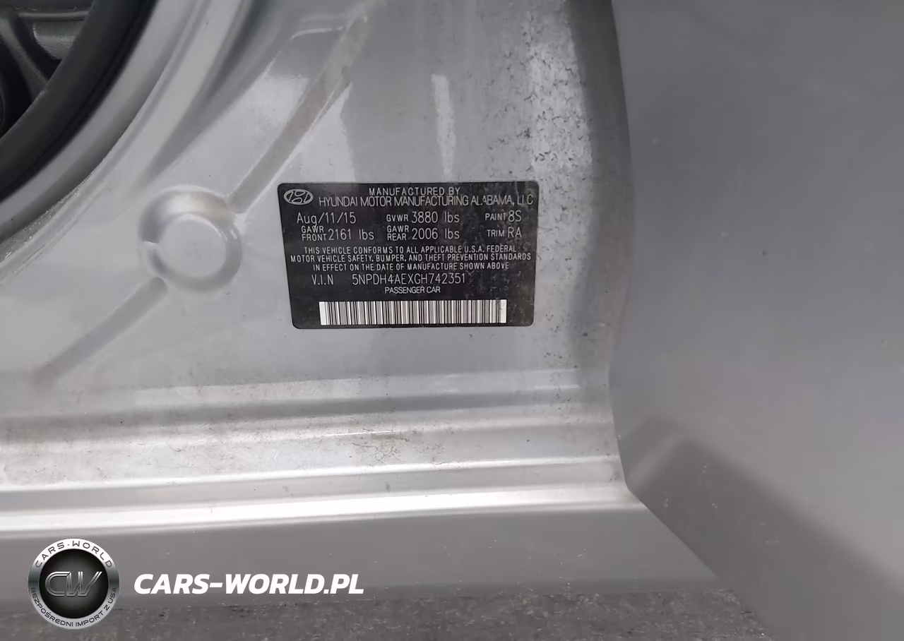 2016 Hyundai Elantra Se VIN:5NPDH4AEXGH742351 - 9