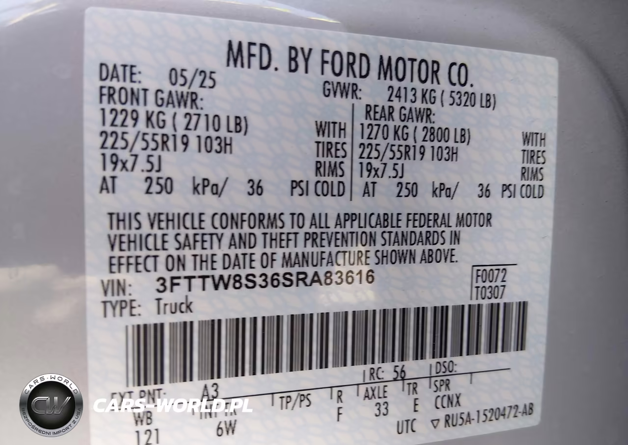 2025 Ford Maverick Lariat VIN:3FTTW8S36SRA83616 - 9