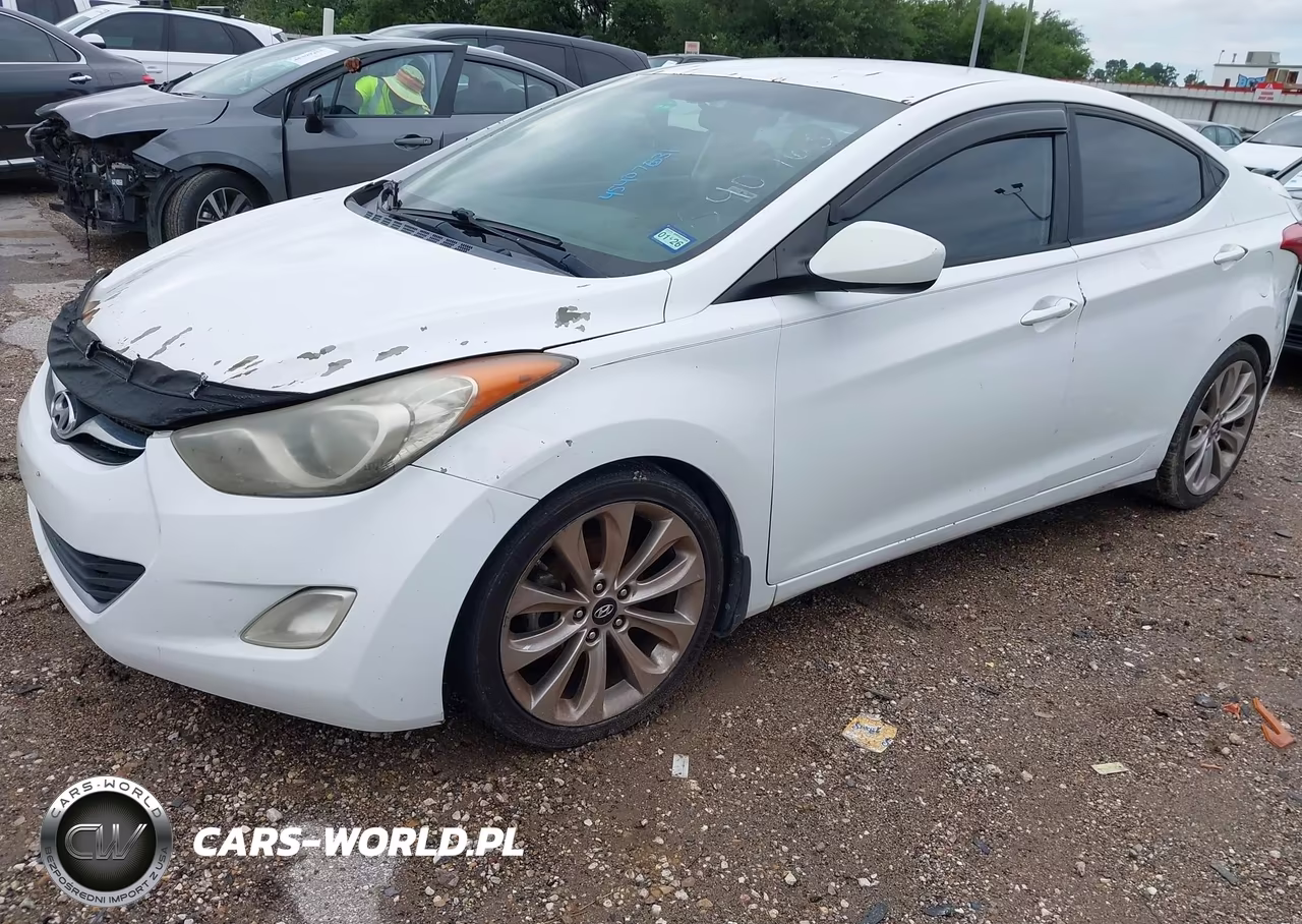 2013 Hyundai Elantra Gls VIN:5NPDH4AE7DH411917 - 2