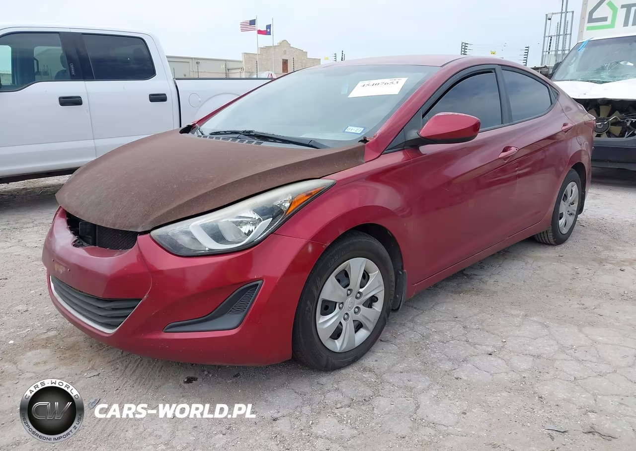 2016 Hyundai Elantra Se VIN:5NPDH4AE6GH756408 - 2